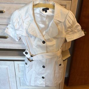 Bebe white coat